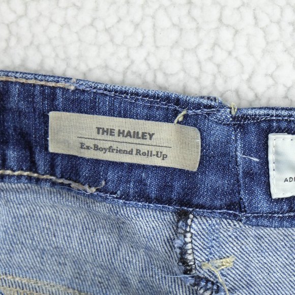 AG Adriano Goldschmied Denim Short Shorts Womens 24 Medium Wash Summer Retro - Picture 10 of 11